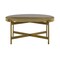 Armen Living Dua Gray Concrete Coffee Table with Antique Brass LCDUCOCC - alternate 5